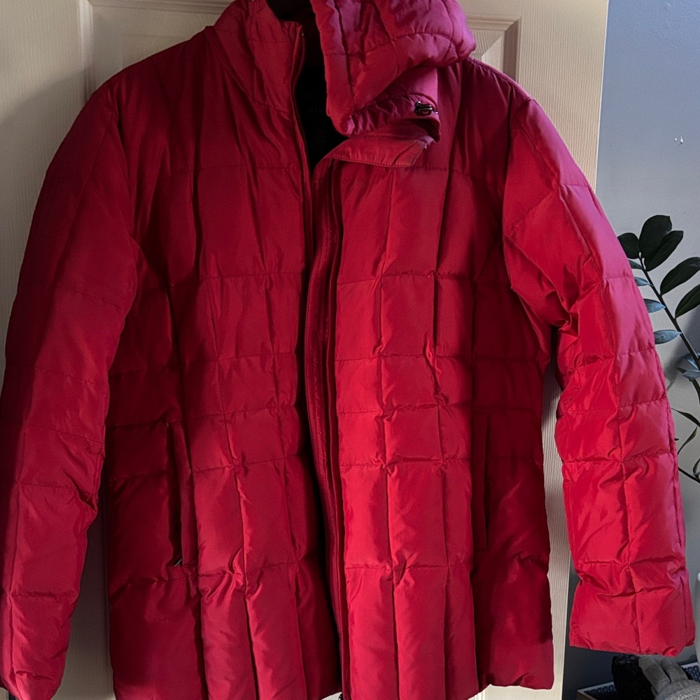 ❤️ Alfani Red Down-Filled Puffer Coat – Women’s XL (24” Chest / 30” Length)